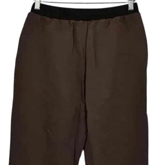 NWT WeWoreWhat High Rise Slim Leg Fleece Joggers Elastic Waist Pockets S Brown - Picture 7 of 15